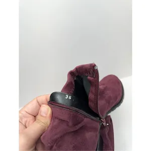 Ron White Boots Size 5.5US 36EUR Wine Giorgi Stretch Side Zip‎ Ankle Booties thumbnail 10