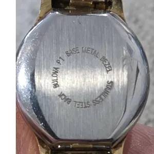 Bulova Ladies Gold‎ Tone Quartz Watch Elegant Dress Style 1981 thumbnail 8