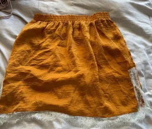 Mustard Yellow Slip Skirt thumbnail 1