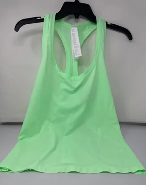 Brand New Fabletics Women's Size XL Sugared Lime Green Racerback Sleeveless Top thumbnail 1