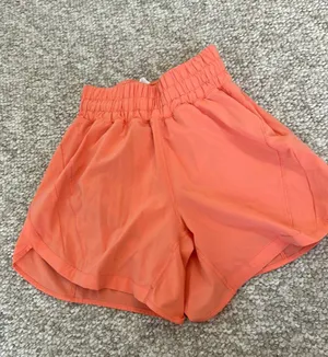 Lululemon Track That Short 5” High Rise in Coral Kiss thumbnail 2