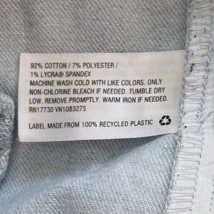 a new day Paperbag High Waist Tapered Jeans With Belt Light Blue Wash Sz 12 thumbnail 11