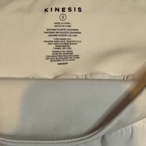 Kinesis‎ White Athletic Running Shorts W/Zipper Pocket 3.5” Inseam Small Active thumbnail 3