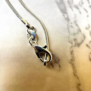Silver pink rhinestone heart dainty pendant necklace thumbnail 7