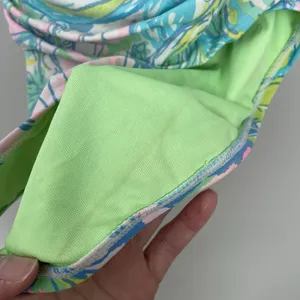 Lilly Pulitzer Size 6 Printed One Piece Swim Suit Bandeau Strapless Multicolor thumbnail 2