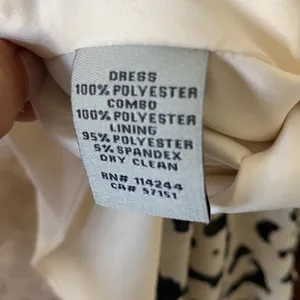 Eliza J Dress 4 Black & White Excellent Used Condition w/ Sash thumbnail 5