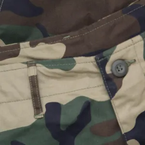 NWT Urban Renewal Button Fly Cargo Military Straight Leg Pants Green Camo S thumbnail 4