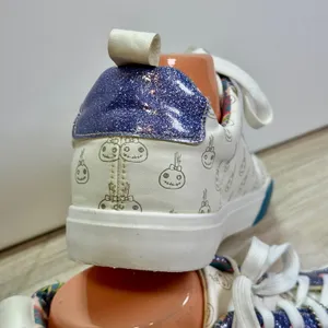 Disney Ground Up Lilo and Stitch Scrump Ohana White Glitter Sneakers Womens 9 thumbnail 4
