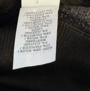 Aerie Offline 7/8 High-Rise Leggings in black white stripe thumbnail 6