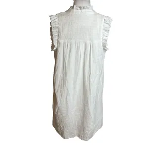 J. Crew Garden Dress In‎ Soft Gauze white Sz M TALL thumbnail 3