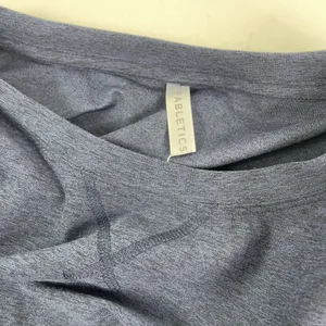 Fabletics Shirt Womens XXL Blue Long‎ Sleeve Pullover Crew Neck Reflective thumbnail 4