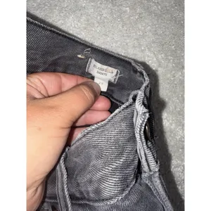 Madewell High-Rise Denim Shorts Faded Black Raw Hem Cut-Offs Size 29‎ thumbnail 3