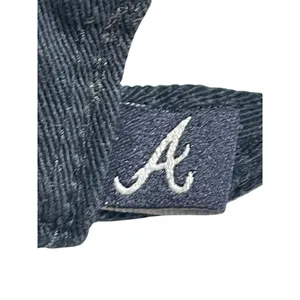 47 Brand Atlanta Braves MLB Red Black Embroidered Adjustable Baseball Cap Hat OS thumbnail 7