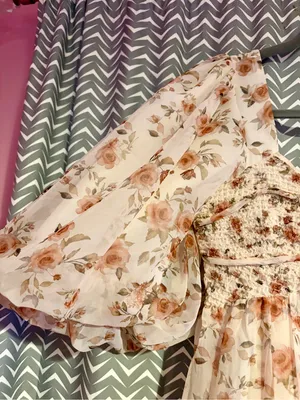 Worth | Harlow Maxi Dress in Neutral Floral, Small thumbnail 6