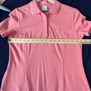 Outdoor Voices Coral Stretch Cotton Short Sleeve Pleated Mini Polo‎ Tennis Dress thumbnail 12