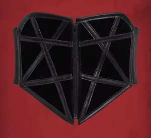 Black Gothic Corset Belt thumbnail 1
