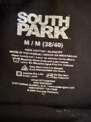 South Park Cartman Respect My Authority T-Shirt Size M (38/40) thumbnail 4