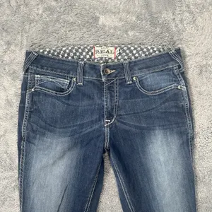 Ariat Real Denim Jeans Women 33R Blue Mid Rise Skinny Ella Stretch Denim Cowgirl thumbnail 2