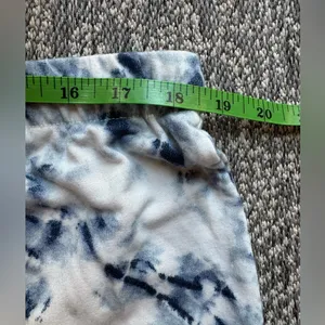 LUCKY BRAND Blue & White Tie-Dye Pajama Shorts - XL thumbnail 4