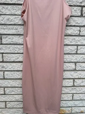 SHEIN Blush Pink Sleeveless Midi Dress thumbnail 4