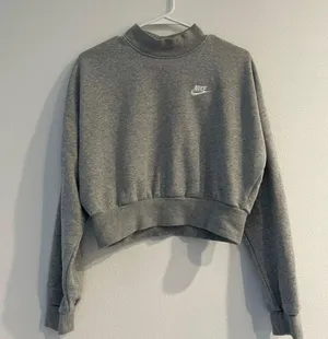 Nike Vintage Cropped High Neck Sweatshirt thumbnail 1