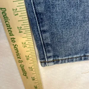 PacSun Distressed Denim Jeans Womens Blue High Rise Straight Leg Cotton‎ thumbnail 12