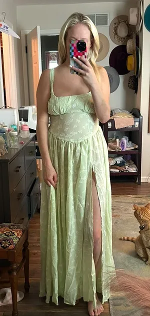 Boutique Mint Green Dress thumbnail 4