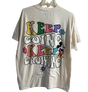 Disney Cream and Black Mickey Mouse Tee thumbnail 7