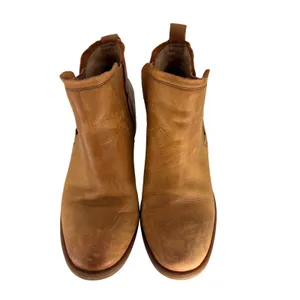 Korks Ankle Boots Womens 7.5M Tan Leather Q43316 Block Heel Chelsea Booties Boho thumbnail 6