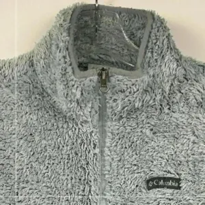Columbia Women's blue/silver gray color Fleece Full Zip Jacket Size M‎ Casual thumbnail 11