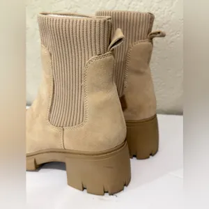 Steve Madden Hayle Women's Brown Platform Slip On Chelsea Ankle Boots Size 7 thumbnail 12