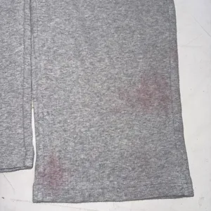 SKIMS Stretchy Cotton Light Heather Grey Straight Lounge Pajama Pants Size Small thumbnail 11