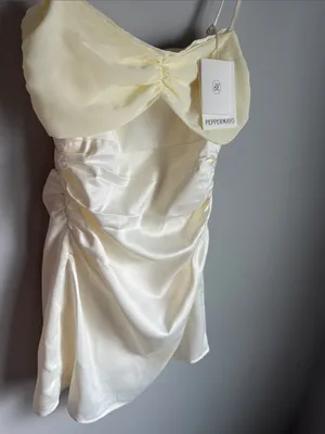 NEW Peppermayo Last Summer Mini Dress - Ivory 4 thumbnail 5