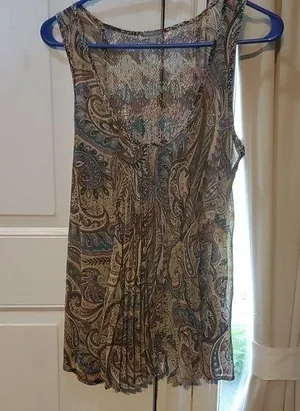 🐻   Charlotte Russe Blouse Size M thumbnail 1