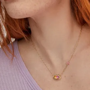 Kendra Scott Elisa Bird Gold Short Pendant Necklace thumbnail 1
