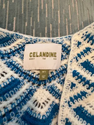 Celandine Coverup Blue Size M/L thumbnail 2