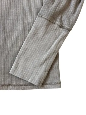 Intimately Free People Ribbed Knit Mock Neck Top Long Sleeve Casual Clean Girl thumbnail 5