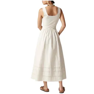 J.Crew Drop-waist mixy dress in natural/Ivory color Size Medium NWT thumbnail 9