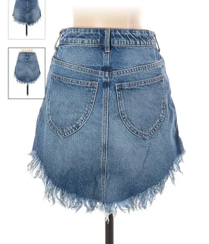 Free People Denim Skirt thumbnail 2