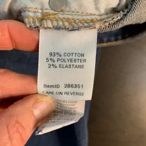 LL Bean Classic Fit Blue Jeans Womens 14 Regular‎ Dark Wash Stretch Denim 286351 thumbnail 4