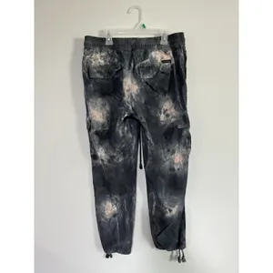 Sanctuary Anthropologie Carefree Cargo Jogger Pant Gray Tie Dye size Medium thumbnail 3