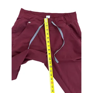 burgundy FIGS Zamora Jogger Scrub Pants small thumbnail 7