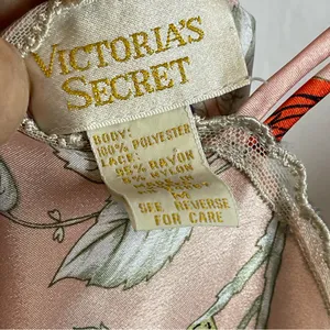 Victoria’s Secret Floral Lace Trim Bodysuit Sz M thumbnail 7