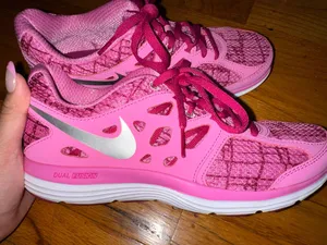Nike Pink Dual Fusion Sneakers thumbnail 1