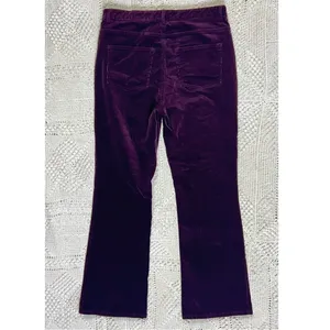 & OTHER STORIES Women’s Corduroy High Rise Crop Flare Pants Red‎ Cranberry Sz 10 thumbnail 5