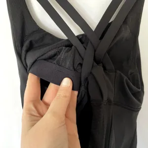 Lululemon mesh back racerback tank top‎ built in shelf bra women's size small thumbnail 7