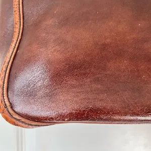 Brahmin Brown‎ Crocodile Print Leather Handbag Classic Purse 10"H x 15"W thumbnail 9