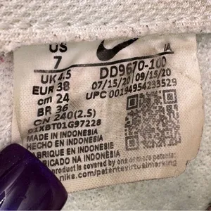 Nike Court Royale 2 Mid Top Sneakers White Multi‎ Women's 7 DD9670-100 thumbnail 10