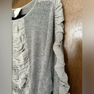 Aryn K. Gray Dolman Sleeve Mixed Media Wool/Silk Sweater Size S Long‎ Sle… thumbnail 5