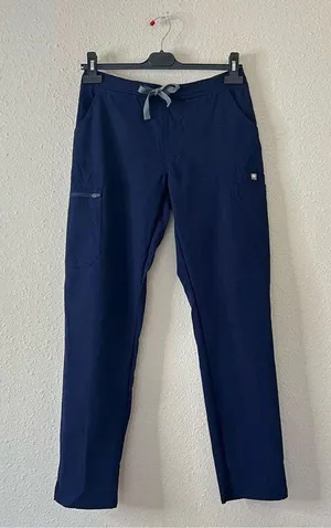 Figs Yola Skinny Scrub Pants Navy Blue Size Small thumbnail 3